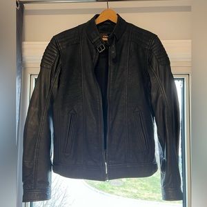 DANIER leather motorcycle jacket